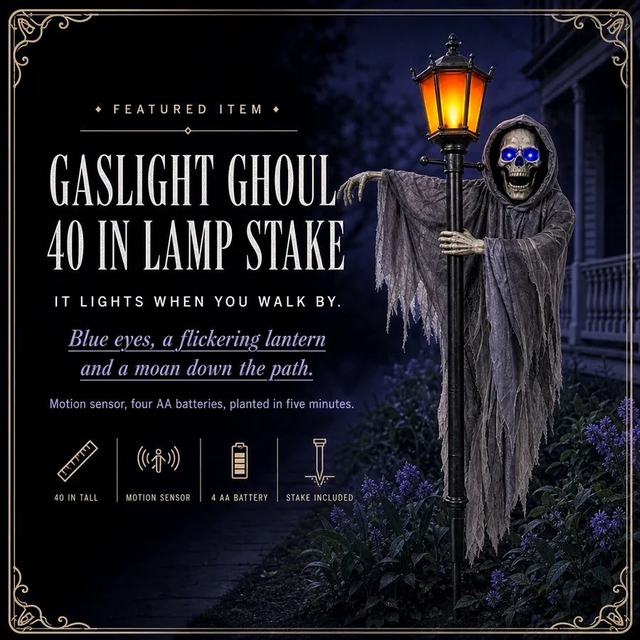 Lantern Wraith Garden Stake, photo 1