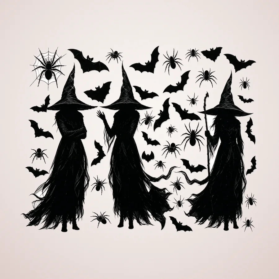 Merriweather Witch Window Silhouettes, photo 1