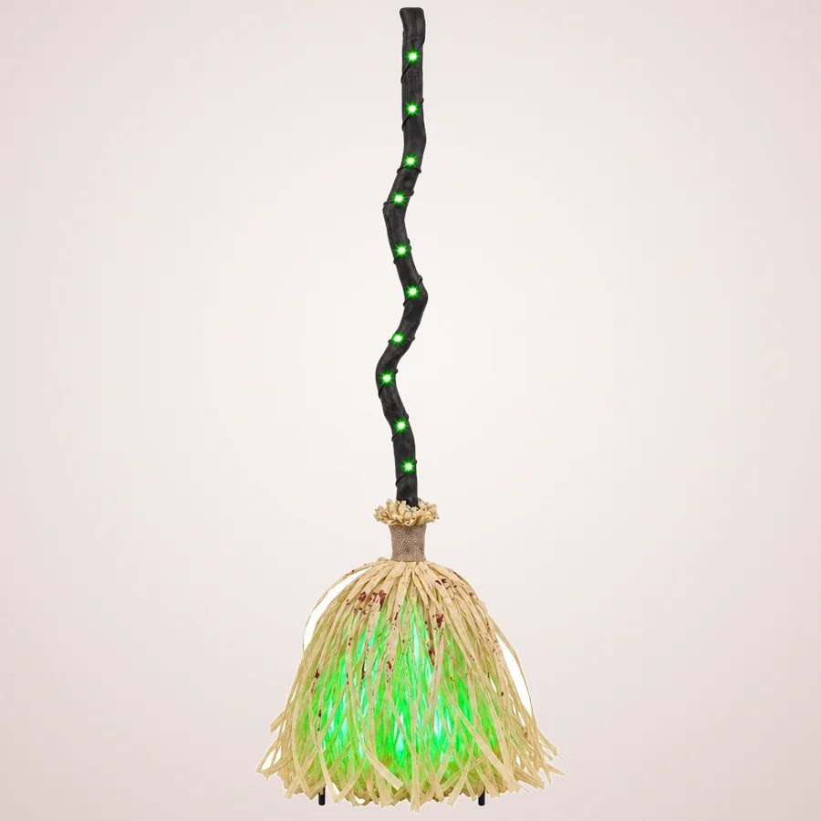Cadogan 35-Inch Animated Witch Broom, photo 1