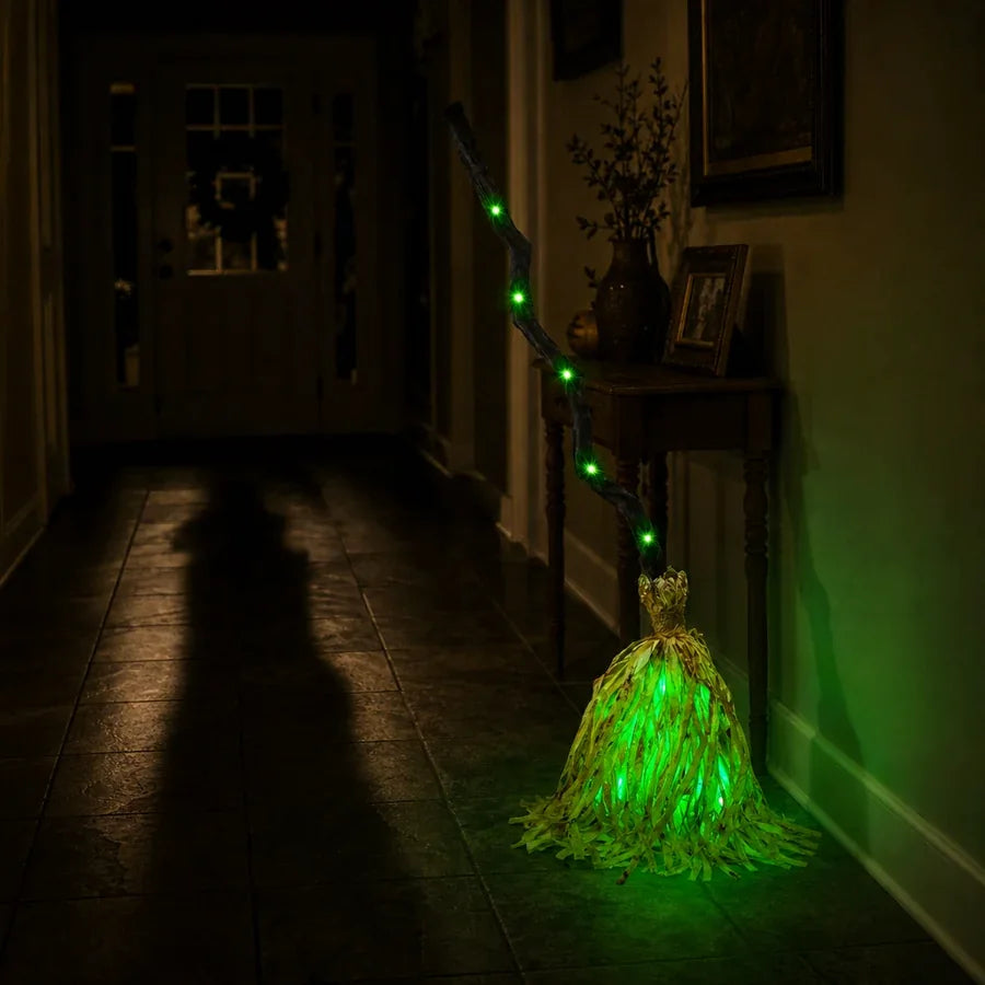 Cadogan 35-Inch Animated Witch Broom, photo 6
