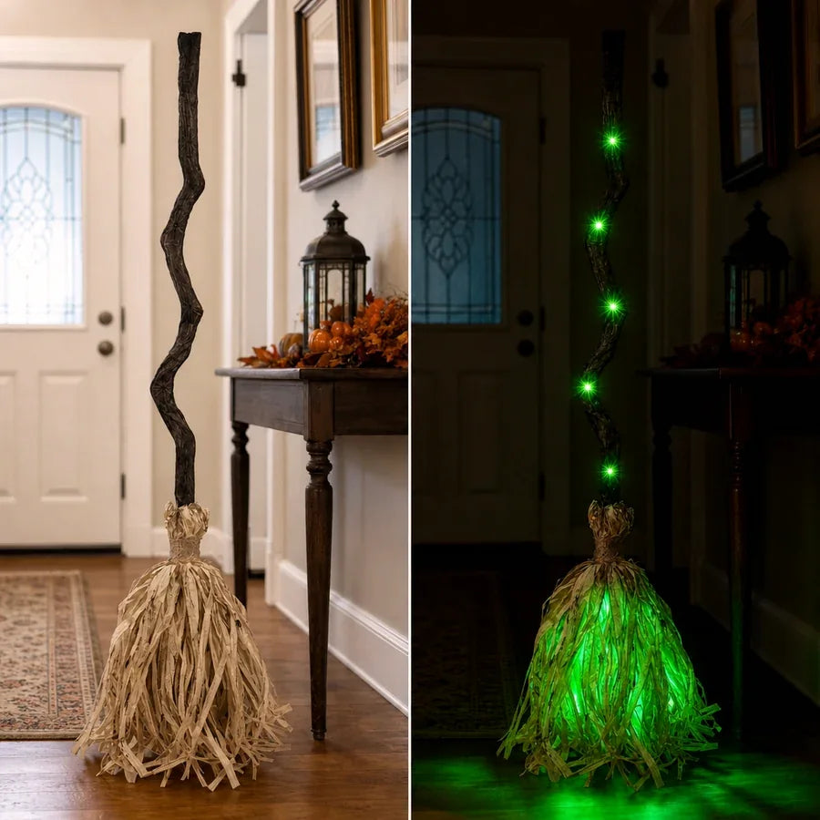 Cadogan 35-Inch Animated Witch Broom, photo 10