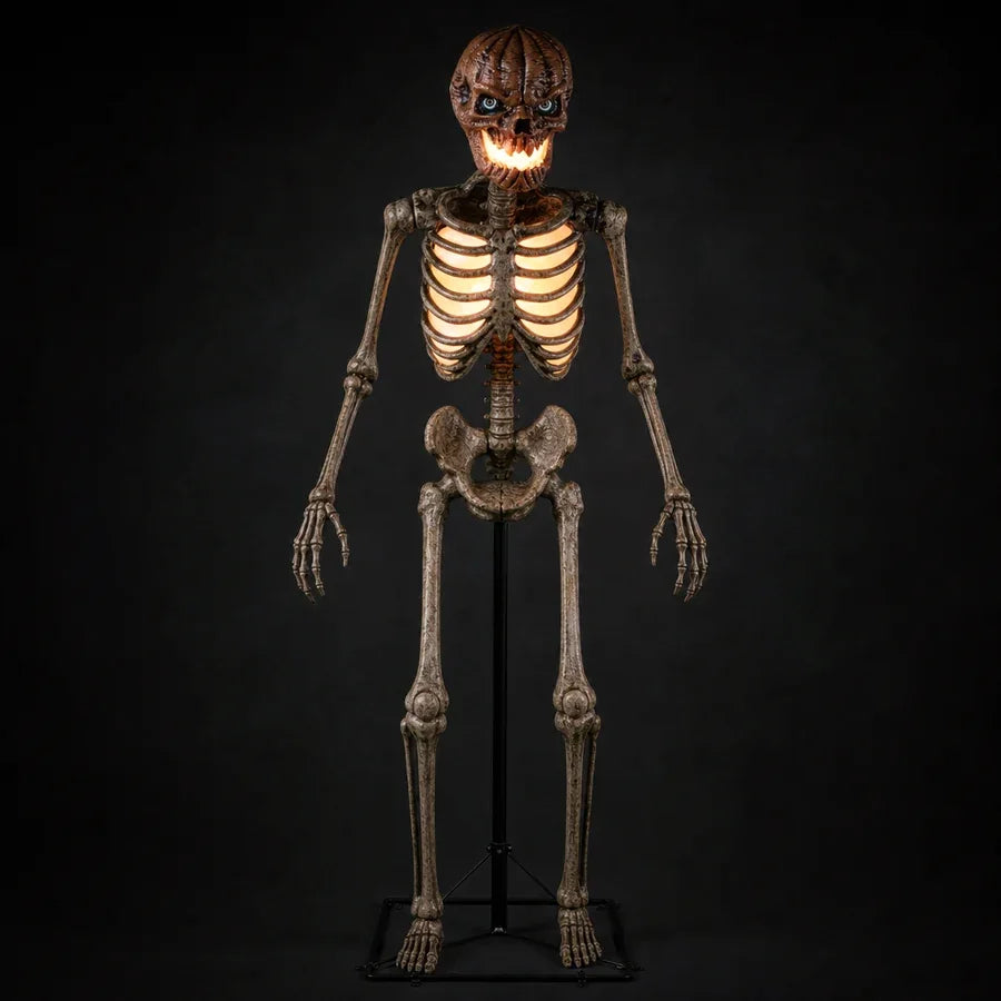 Carlisle 12-Foot Inferno Pumpkin Skeleton, photo 1