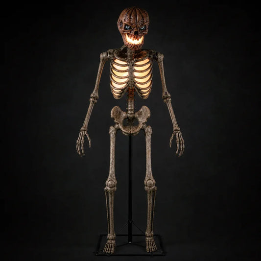 Carlisle 12-Foot Inferno Pumpkin Skeleton, photo 1