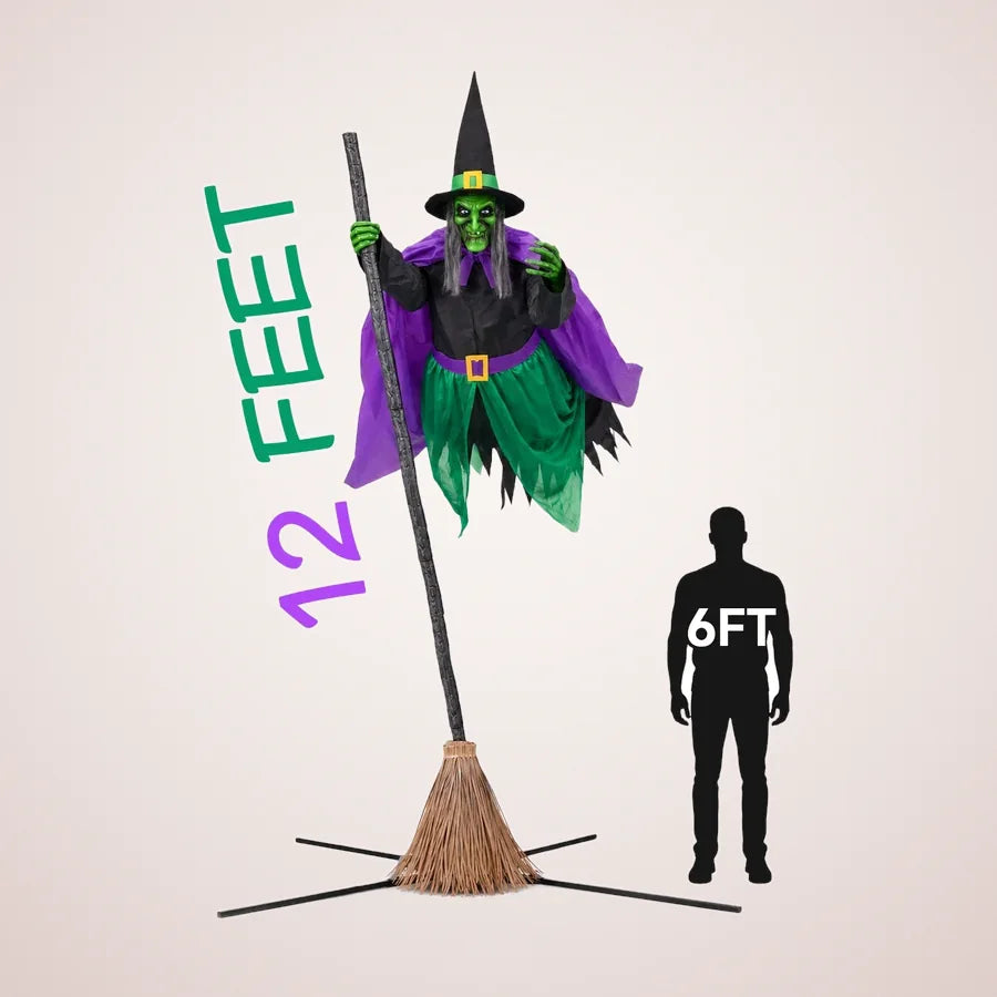 Fordham 12-Foot Witch Animatronic, photo 1