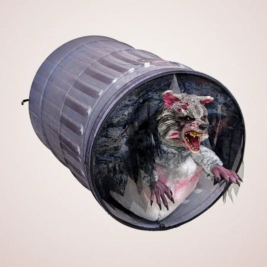 Harcourt 2-Foot Zombie Raccoon Animatronic, photo 1