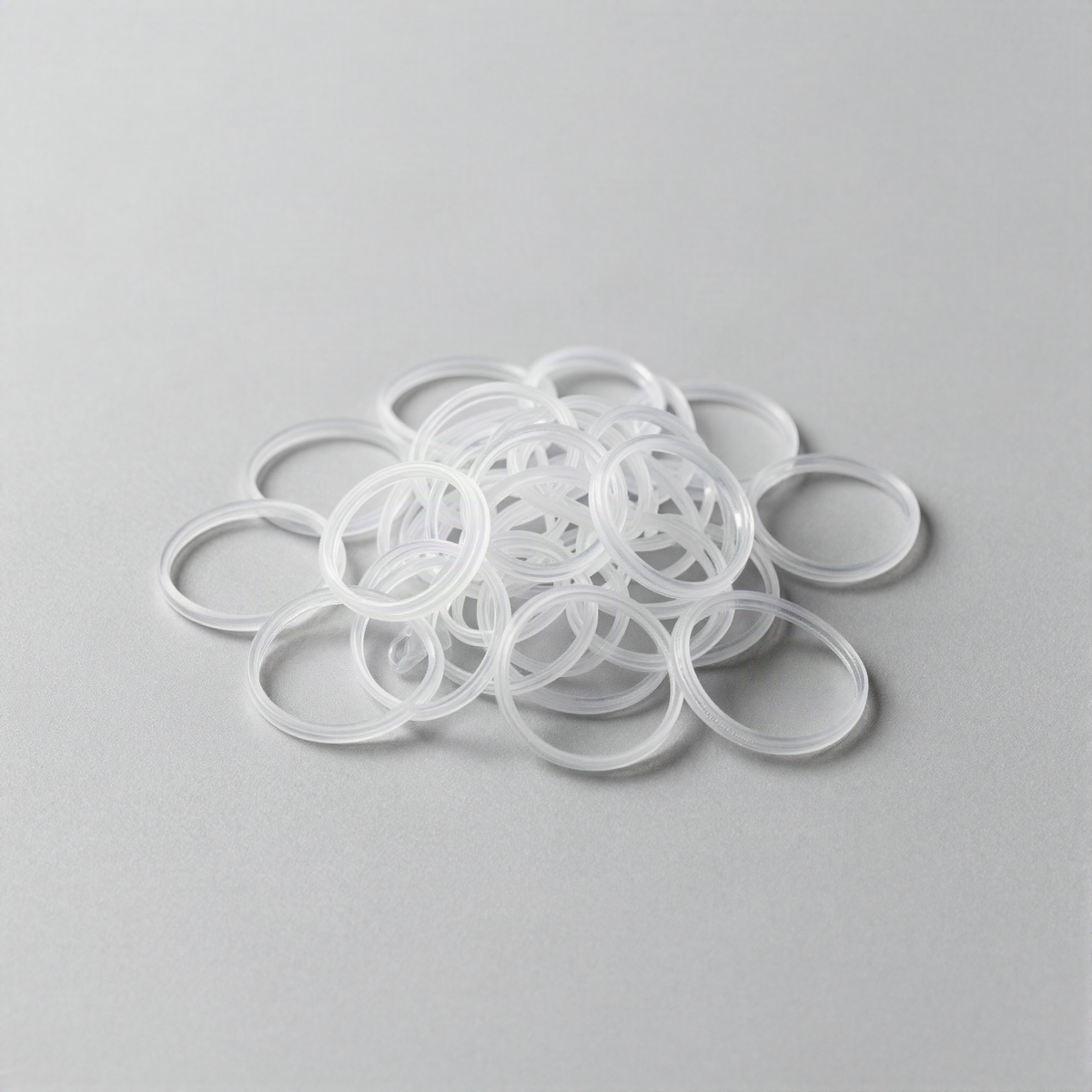 Clear Elastic Hair Tie Pack