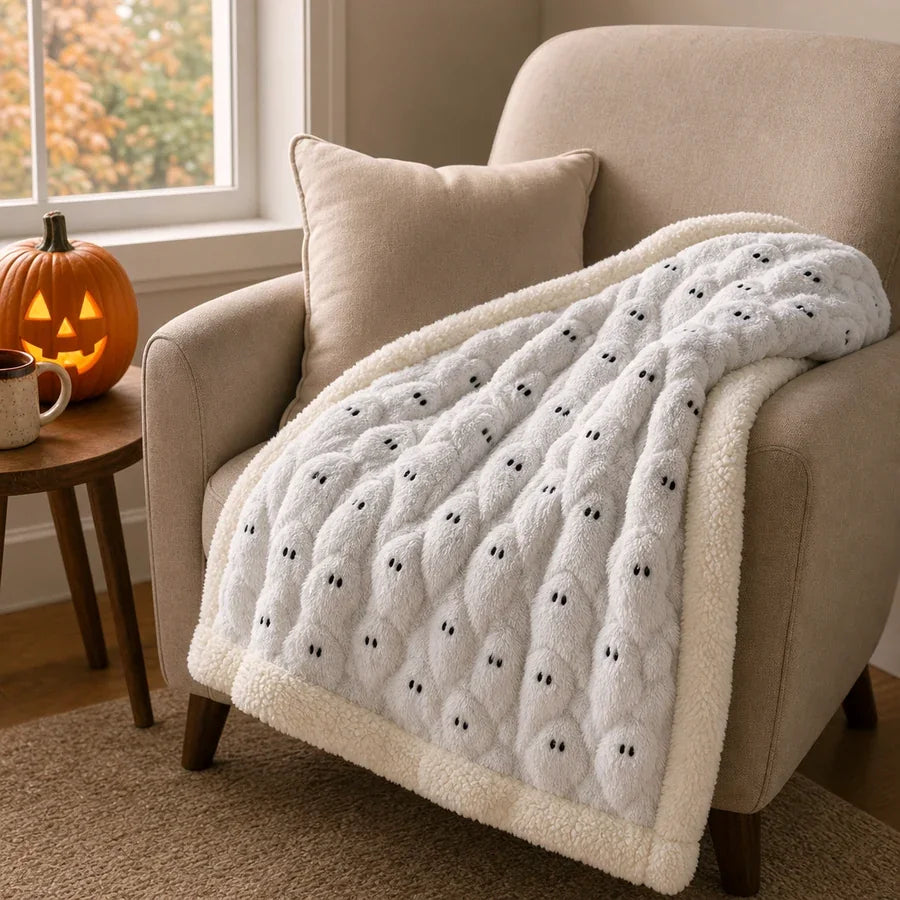 Neville Ghost Throw Blanket, photo 10