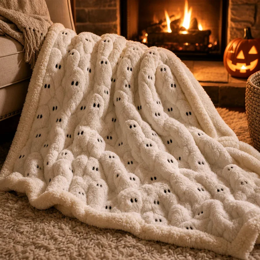 Neville Ghost Throw Blanket, photo 11