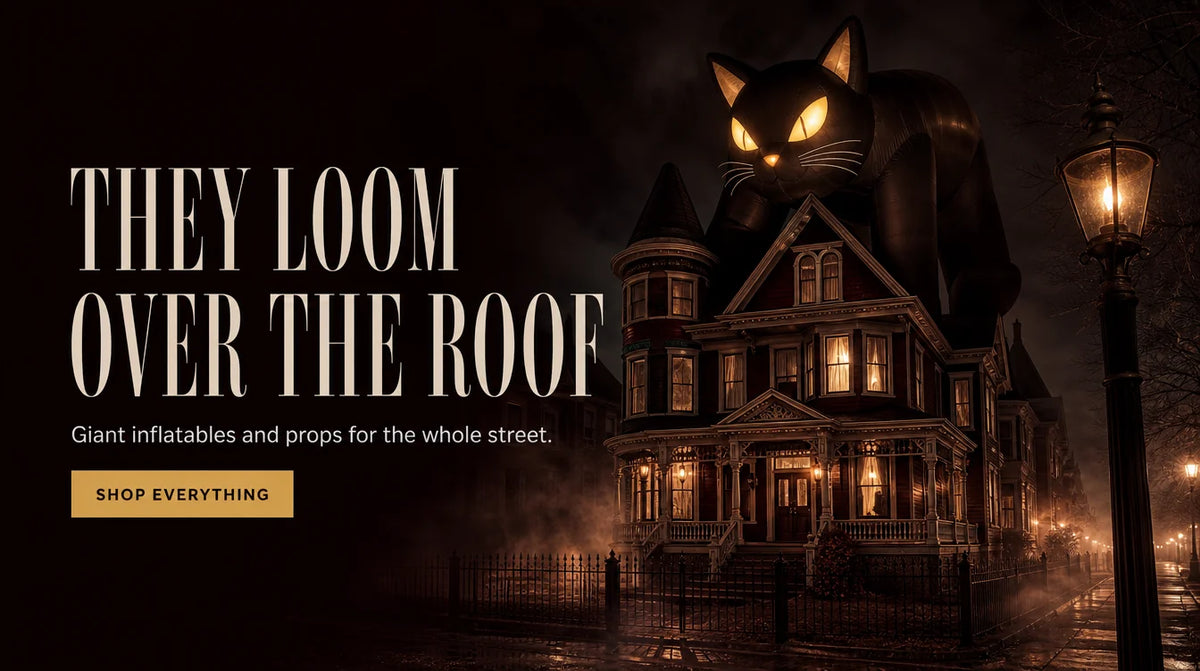 THEY LOOM OVER THE ROOF. Giant inflatables and props for the whole street. SHOP EVERYTHING